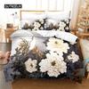 Elegant Flowers Bedding Set Duvet Cover Set 3d Bedding Digital Printing Bed Linen Queen Size Bedding Set Fashion Design