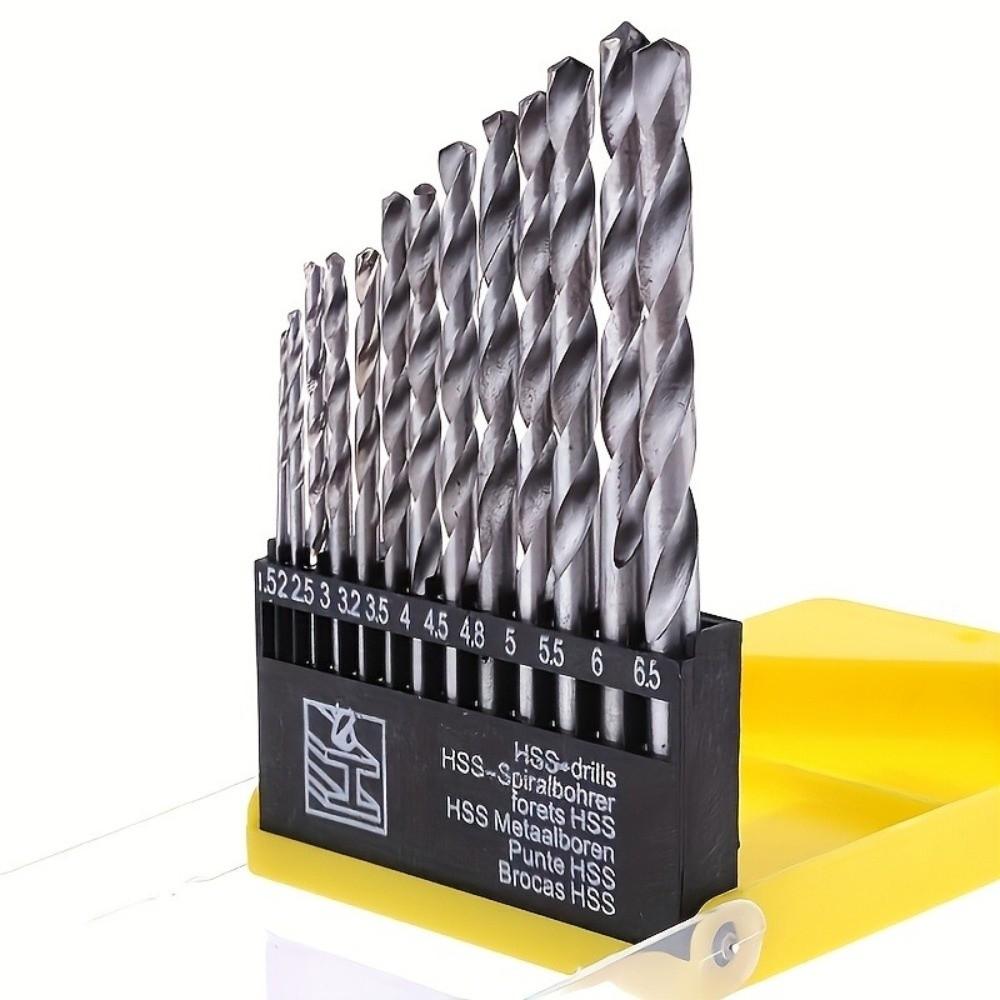 Multi-Purpose Twist Drill Bits High-Speed Steel Drill Bit Set Masonry Drill Bits For Hard Metal
