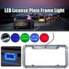 12V LED Lighting Acrylic USA/Canada License Plate Frame Tag Cover Holder for Auto Truck Vehicles Car Styling J4T9