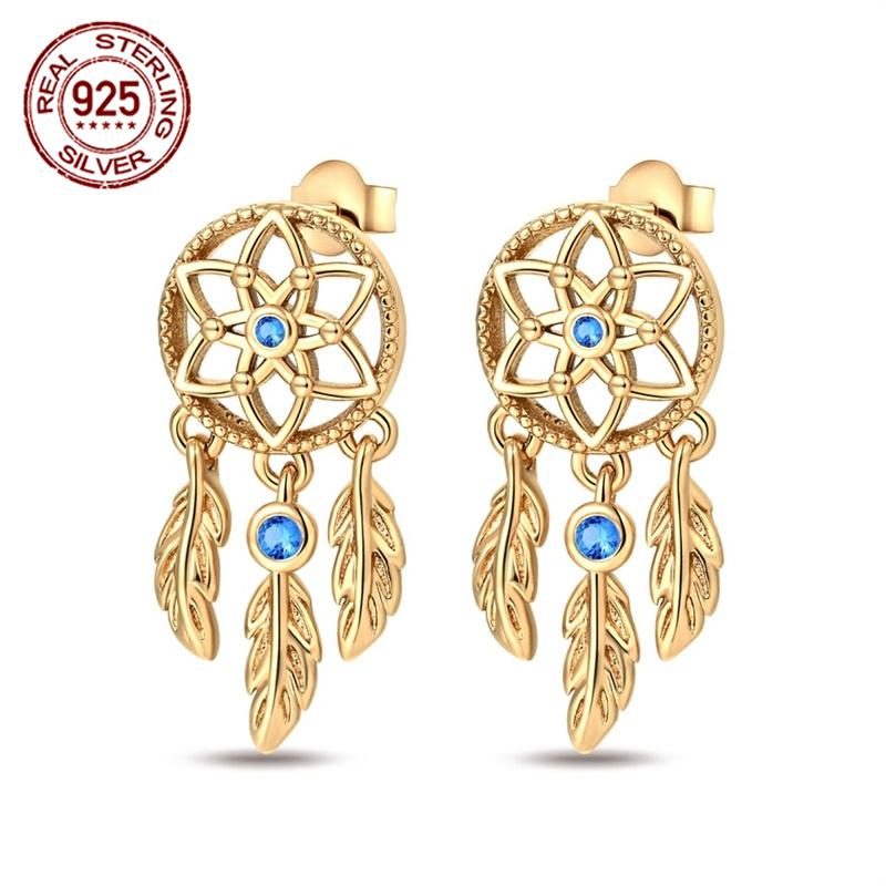 Женские Серьги Оригинальные S925 Серебро Звезда Божья Коровка, Серьги Карп Подходят Для Вечеринки Подарки Паре Модные Новые Продукты