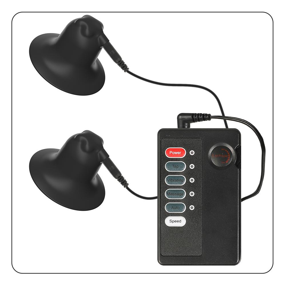 Электрический шок Присоска для сосков Грудь Клитор Присоска Эротические зажимы для сосков Насос Взрослая игра Игрушки для секса при грудном вскармливании для женщин мужчин