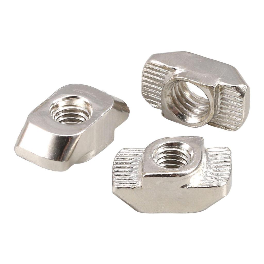 European Standard T-Slot Aluminum Profile Nuts: Wing Nuts M3-M8, Types 20/30/40/45.
