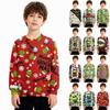 Рождественский свитшот для мальчиков и девочек, уродливая рождественская футболка, свитшот с круглым вырезом, для малышей, с длинным рукавом, пуловер, наряд, топы
