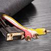 1.5M VGA to 3RCA Cable Gold Plated AV Converter Cord with Magnetic Circle for TV Computer PC Tablet Extend Video Audio Adapter