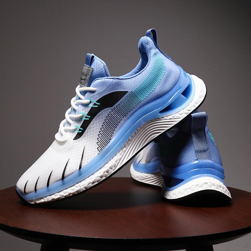 Fashion 2024 Men's Fashion Breathable Running Shoes Outdoor Training Basketball Shoes Comfortable Air Cushioned Running Shoes