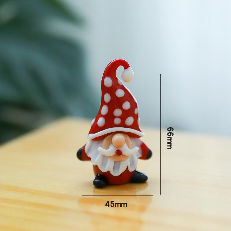 Стеклянный купол с Санта-Клаусом: Креативное рождественское настольное украшение