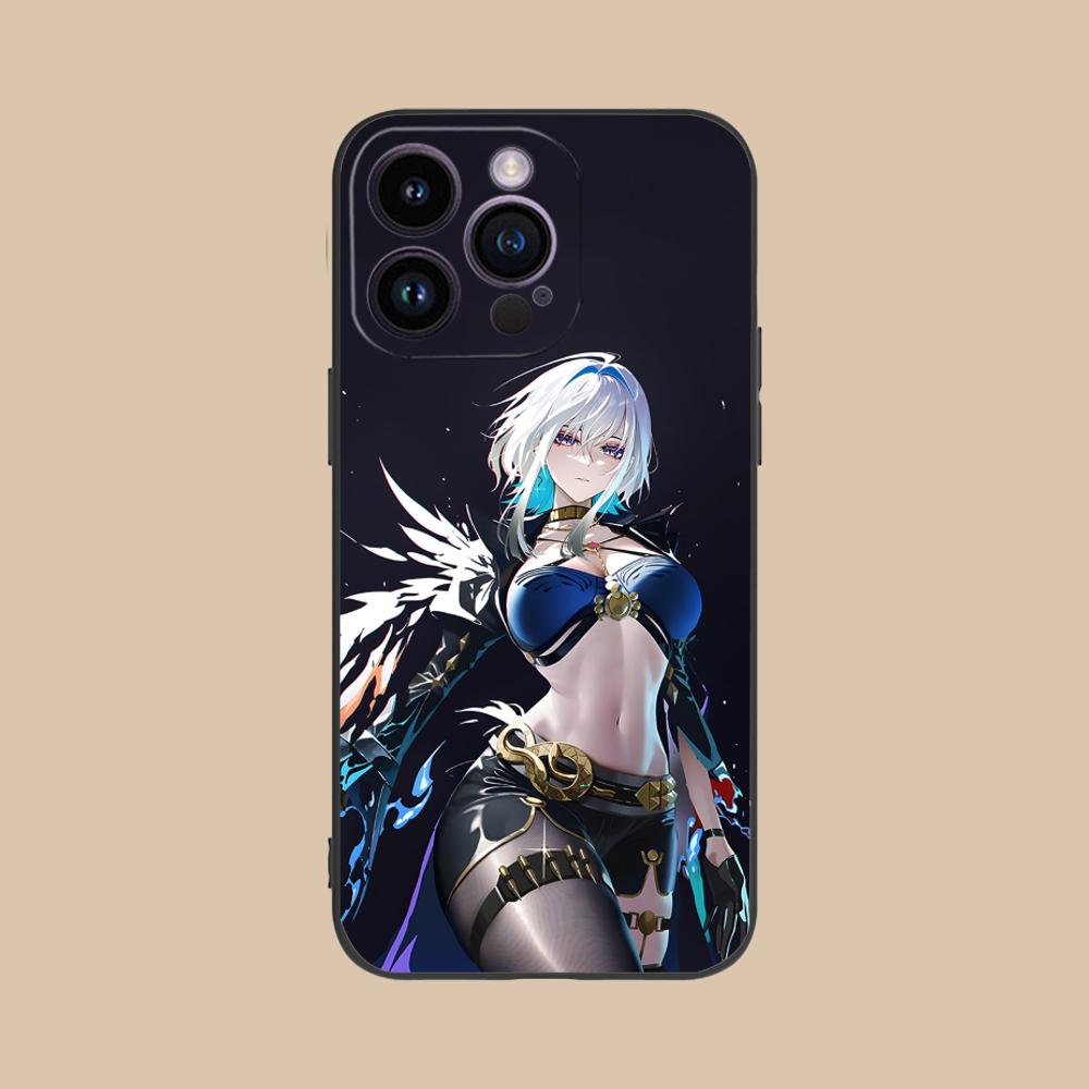 Чехол для телефона Wuthering Waves Galbrena для iPhone 17 16 15 14 13 12 11 X XR XS 8 7 Air Pro Max Plus Mini Цветной Чехол Роскошный
