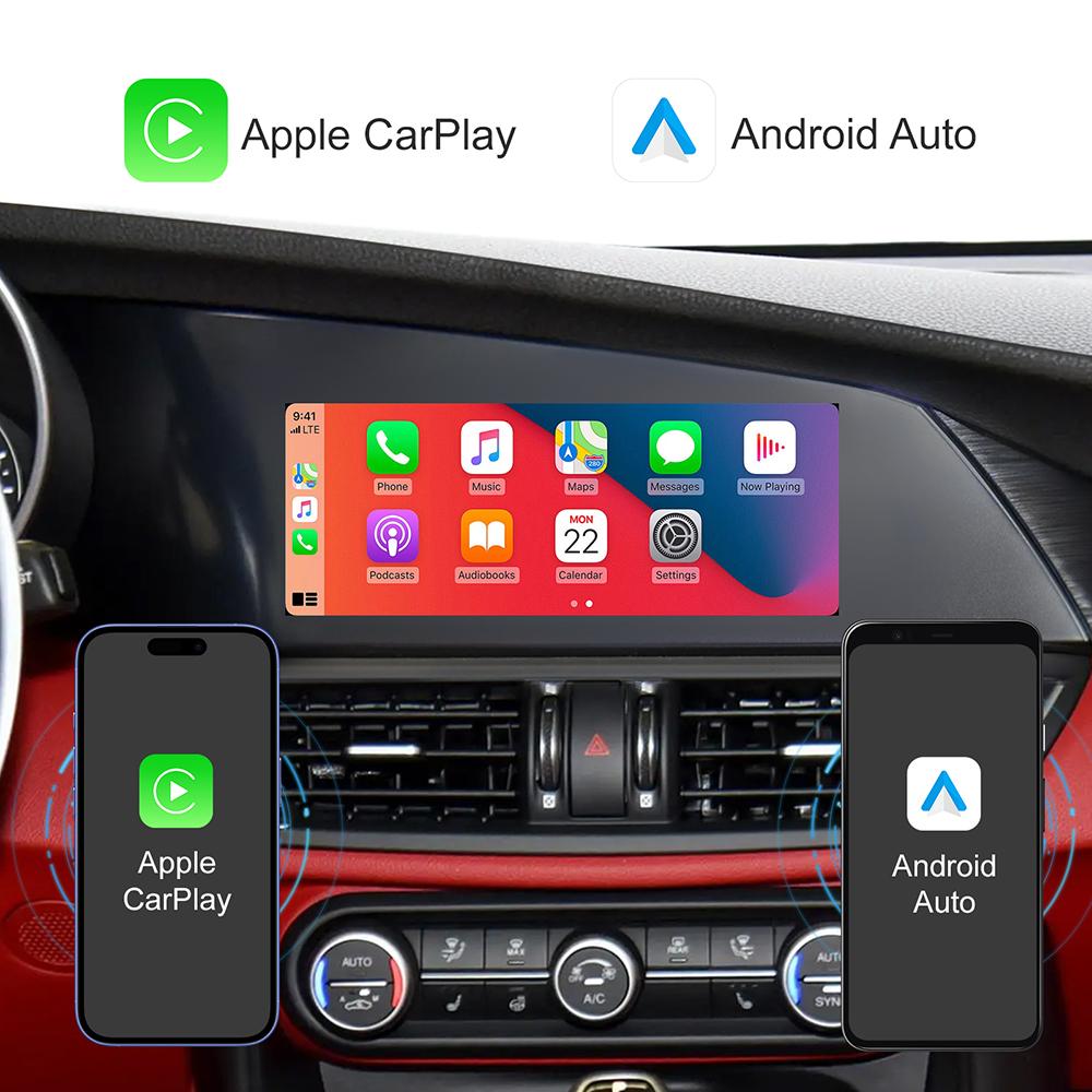 Wireless Carplay Module For Alfa Romeo Giulia 2017-2020 Wireless Android Auto Box Support Rear Camera