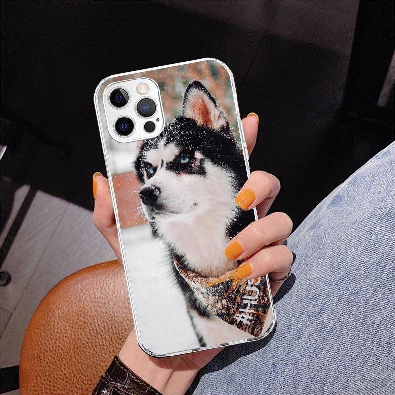 Siberian Husky Dog Phone Case For iPhone 17 Air 16 Pro Max 16E 15 + 14 Plus 11 12 13 Mini 7 8 SE Gift Print Cover Fundas 17 Air