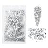 1440Pcs/Set DIY Exquisite Nail Rhinestone Glitter Beautiful Glass Nail Flash Jewelry for Women