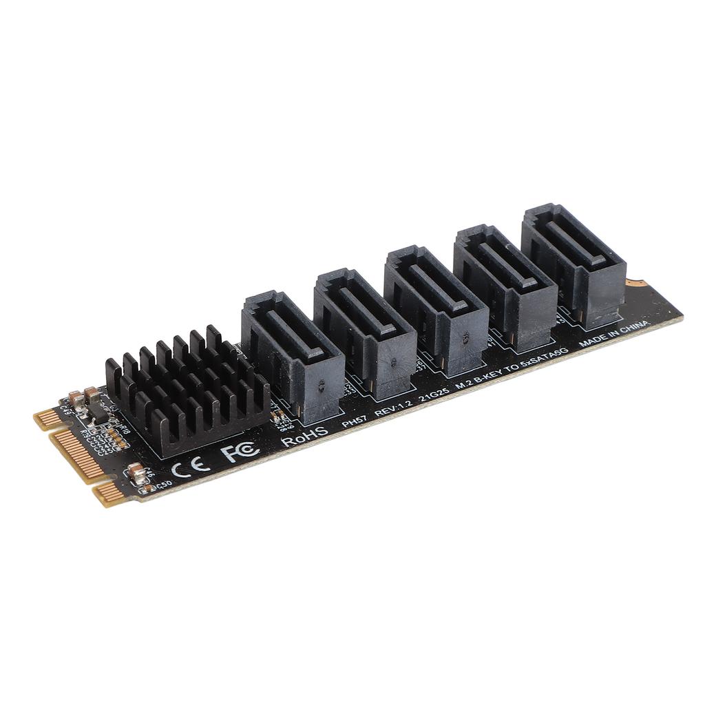 M.2 to SATA3.0 Riser Card PH57 M.2 to SATA3.0 5-портовая карта расширения жесткого диска PM Function PCI E to