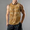 Мужская мода принтованный спортивный повседневный жилет без рукавов
