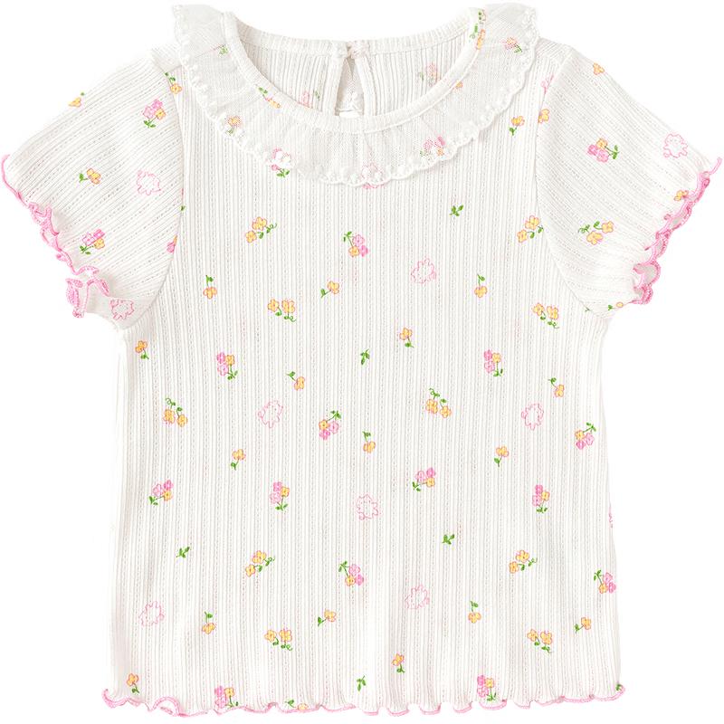 Balabala Baby Girl's Short Sleeve T-Shirt