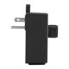 Compact Variable Speed Controller Black AC Motor Speed Controller Adjustable Fan Speed Controller