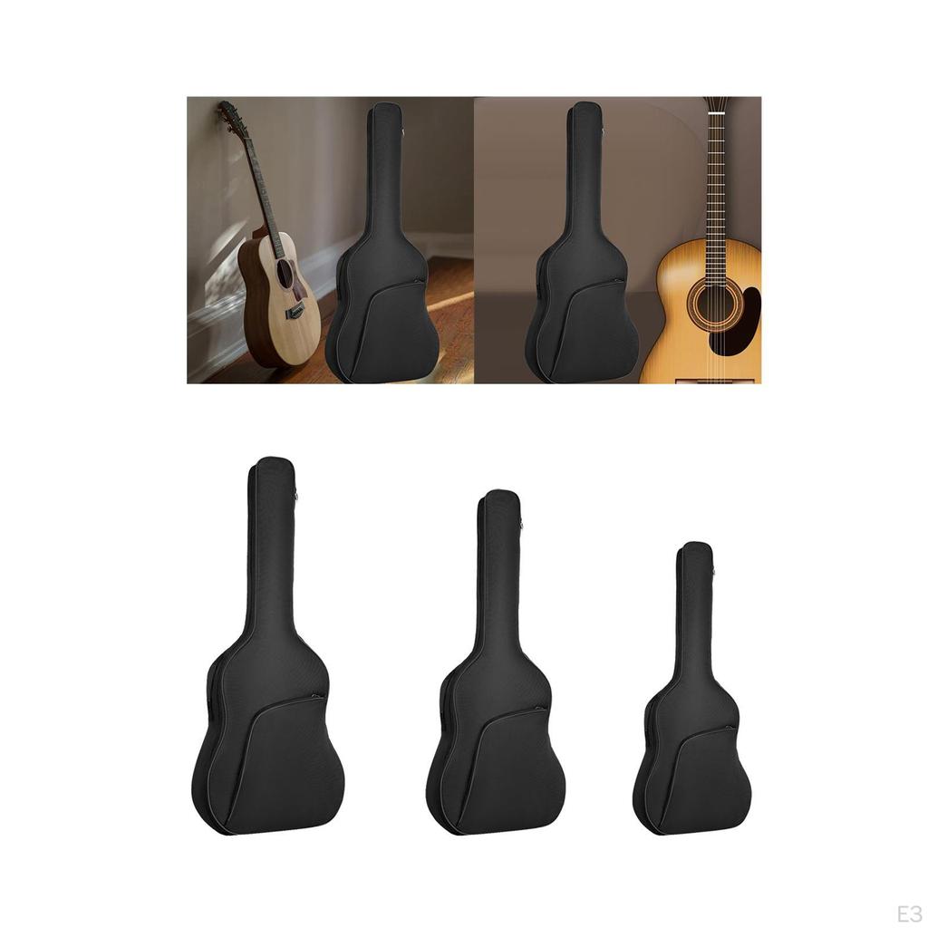 Сумка для акустической гитары, электрический бас, сценическое выступление, рюкзак с двумя ремнями