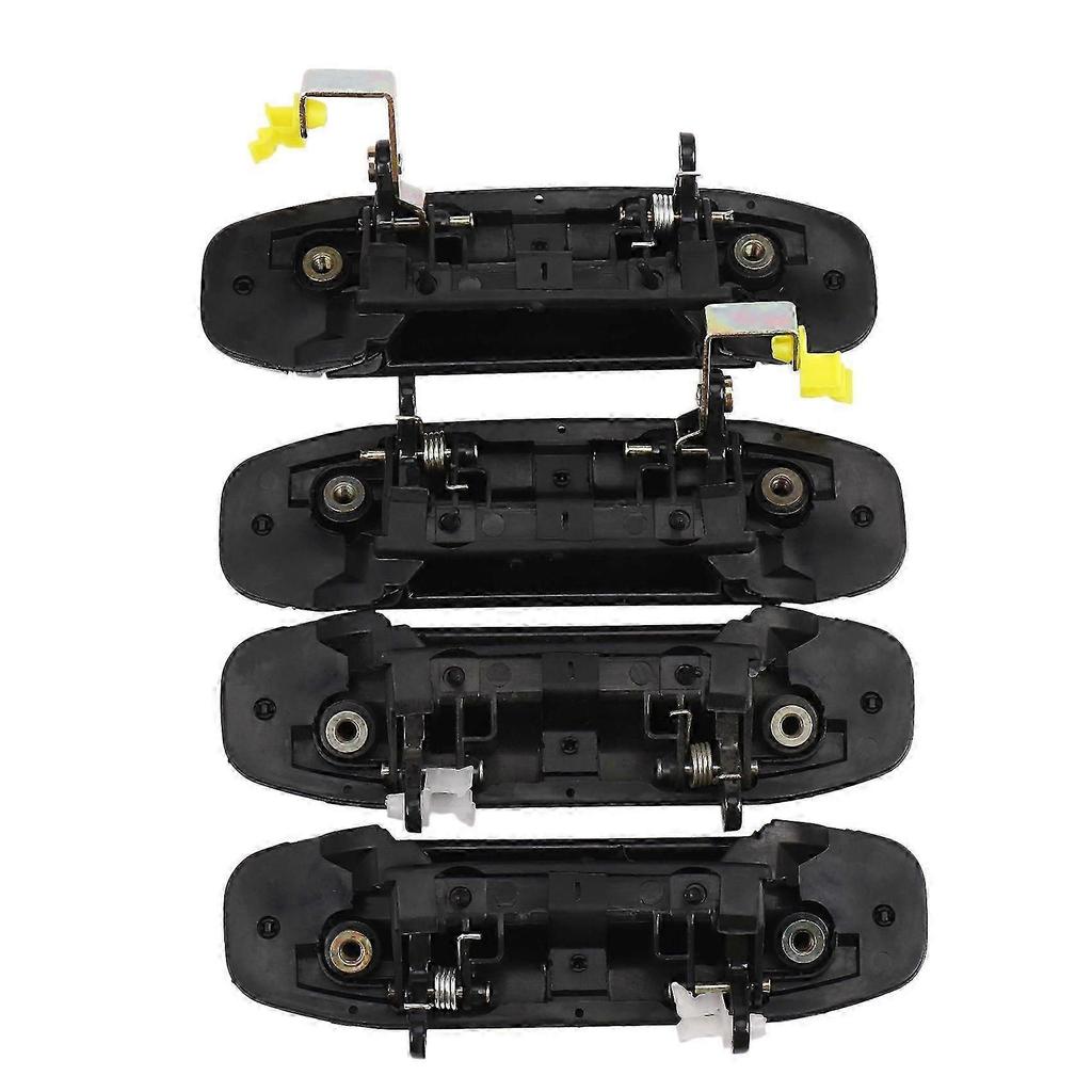 Set of 4 Exterior Black Door Outer Handle Covers Front Rear Replacement for Mitsubishi Pajero Montero V31 V32 V33 V43 V46 V47 Models