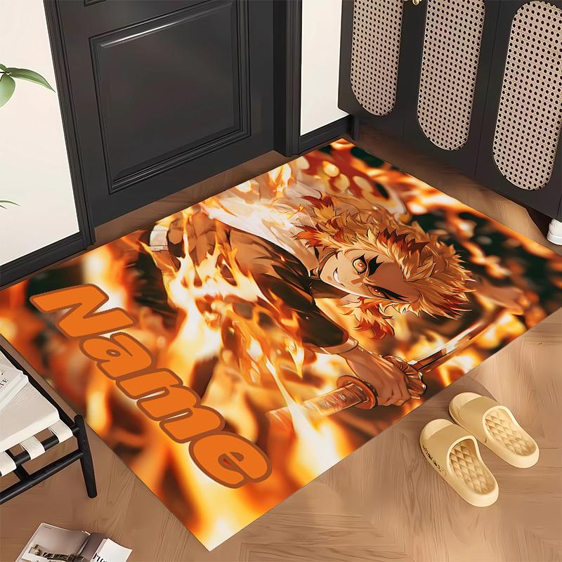 Kyojuro (5) Personalized name Office Carpet Stylish Decor for Living Room Bedroom Kitchen