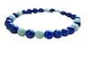 Goal Good Luck Lapis Lazuli and Jadeite Bracelet for Men and Natural Power 6mm Women with Small Kanoishi [Dream, Achievement, Amulet] Women, Stone,