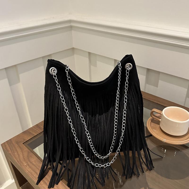 Новый стиль повседневные сумки через плечо с кисточками для женщин большая вместительная сумка через плечо дизайнерские сумки для женщин повседневное использование