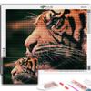5D DIY животных Тигр вышивки крестом стразы Алмазный рисунок вышивка мозаика домашний декор