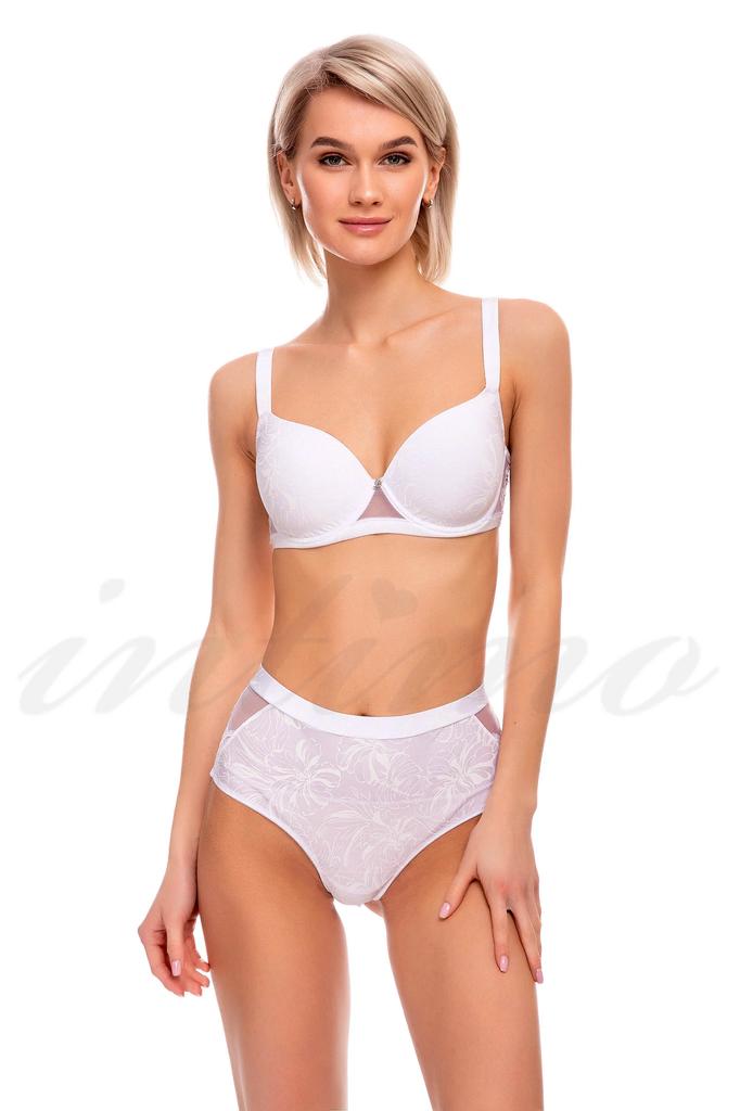 Комплект белья: бюстгальтер с уплотнённой чашкой и трусики-шортики Leilieve (59462)