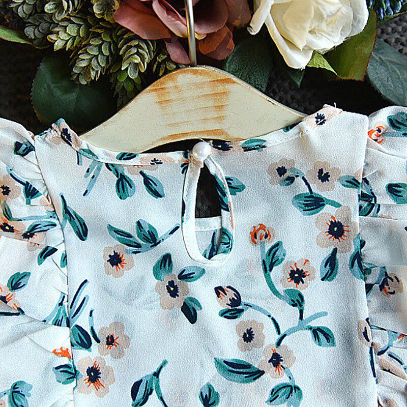 Детский летний костюм для девочки- топ и шорты