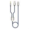 Двухфункциональный Type-C на USB A 3,5 мм Автомобильный стерео Aux Кабель для наушников 2 в 1 Соединительный провод для телефонов/планшетов с USB C