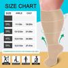 Compression Socks Plus Size Men Women Gym Running Hiking Medical Swelling Varicocele Weight Los K7C0