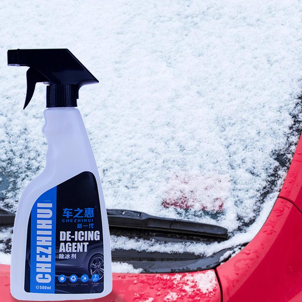 Deicer Spray For Car 500ml Fast-Acting Rapid Thawing Snow Remover Agent Snow Melting And Deicing Agent For SUV Sedan Truck