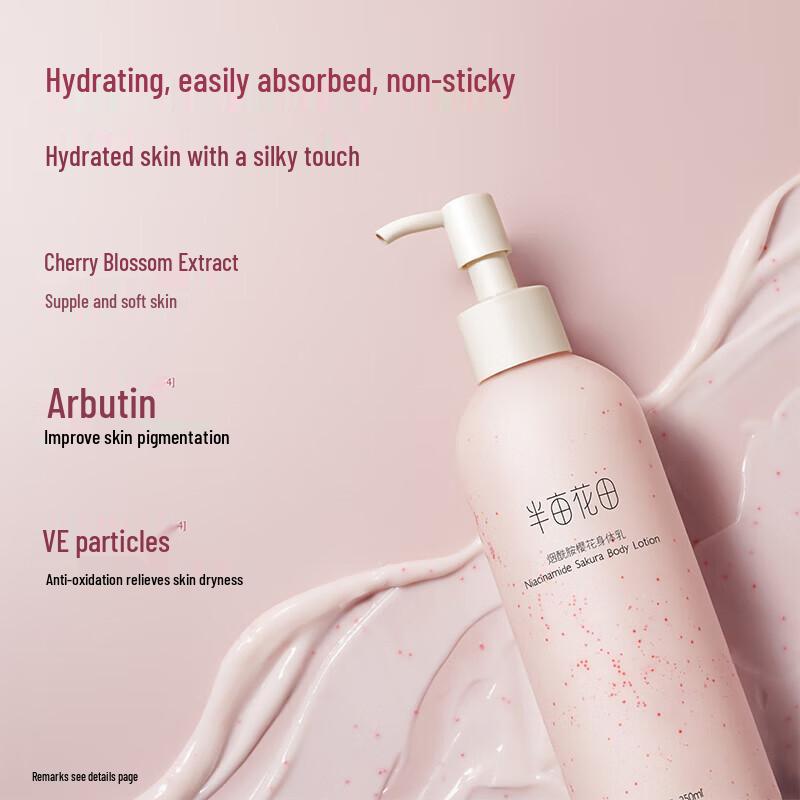 Ban Mu Hua Tian Niacinamide Cherry Blossom Body Lotion