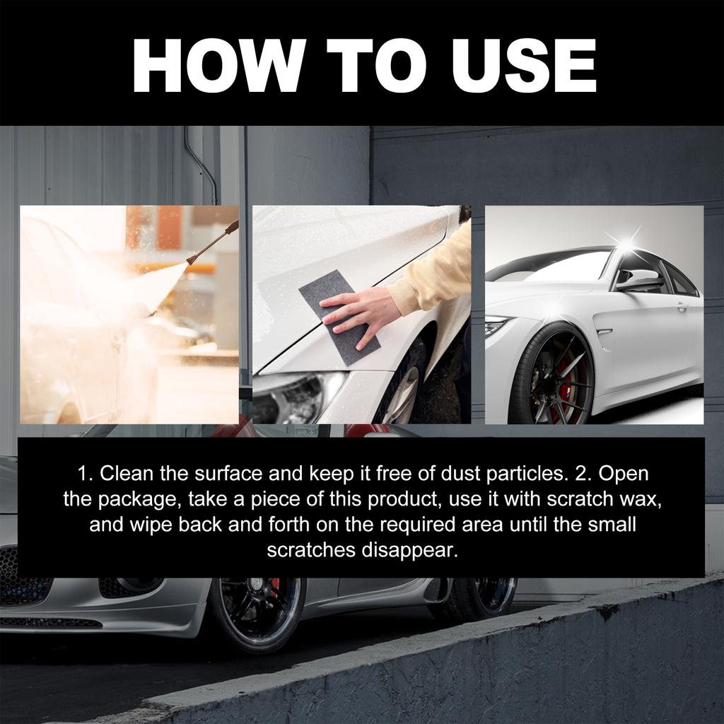 Nano Repair Polishing Cloth For Vehicle Scratches Scratch Repair Touch Up Paint Scratch Removal Refurbishment Maintenance Cloth