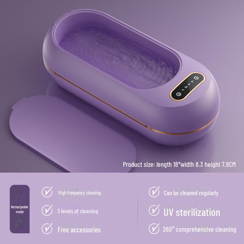 Усовершенствованный автоматический очиститель очков: Превосходство над ультразвуковыми приборами, компактный дизайн для домашнего использования