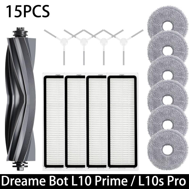 Dreame Bot L10 Prime / L10s Pro / L10 Pro Accessories Main Side Brush Hepa Filter Mop Cloth Robot Replacement Spare Parts