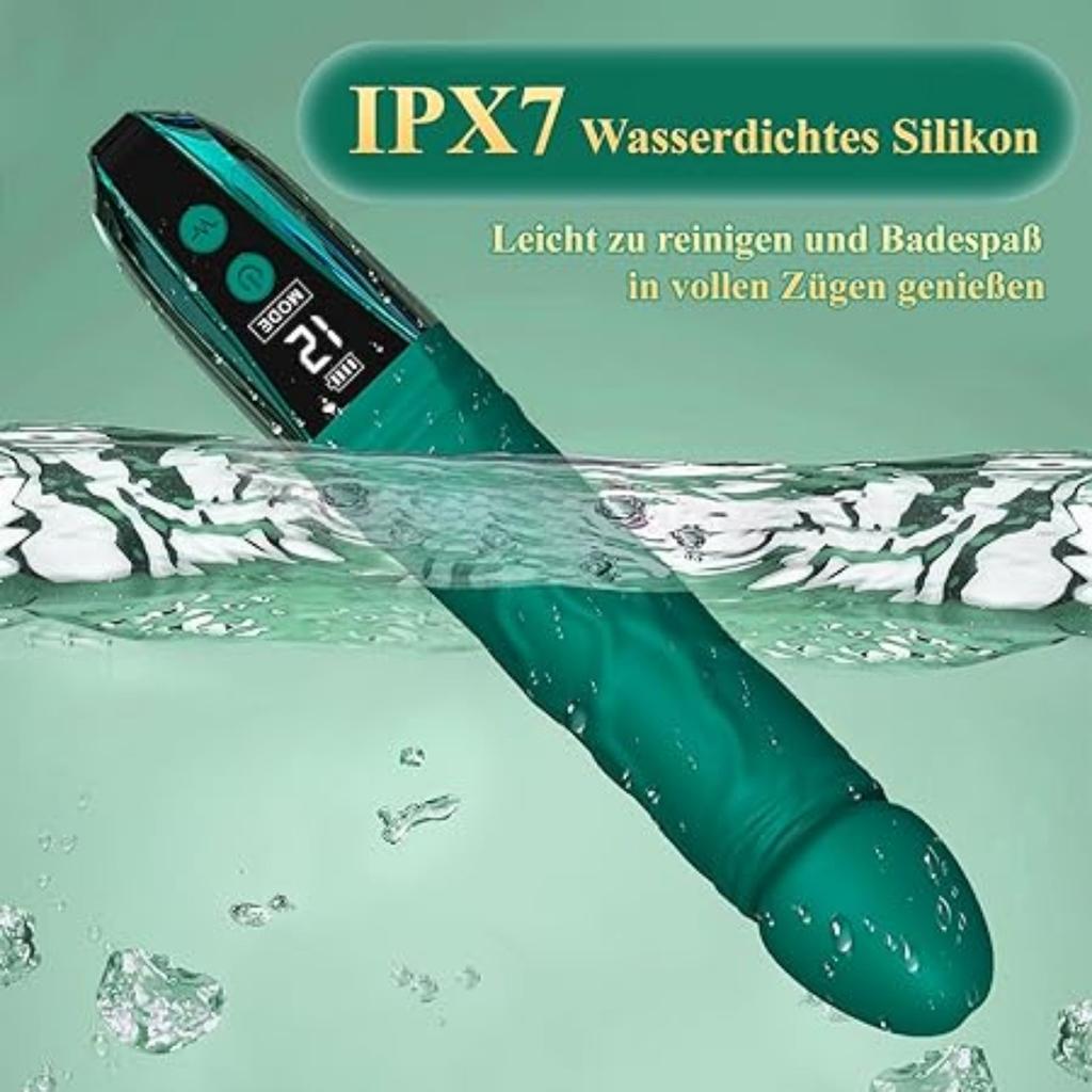 G Spot Dildo VibratorRealistic Anal Dildo for With LED Display, 12 Vibrations Clitoris Vibrator Wand Sex Toys for Female Male G Spot Anal Stimulation