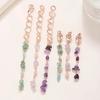 Styling Hair Accessories Colored Stone Pendant Hip-hop Side Pendant Hair Ring  Decor
