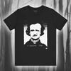 Эдгар Аллан По, Футболка Félix Vallotton, Винтажная Готическая Футболка, Футболка Ворон, Подарок Книголюбу, Унисекс Хлопковая Футболка с Коротким Рукавом