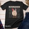Математическая курица Смешной любитель кур Любитель математики Математика Унисекс футболка