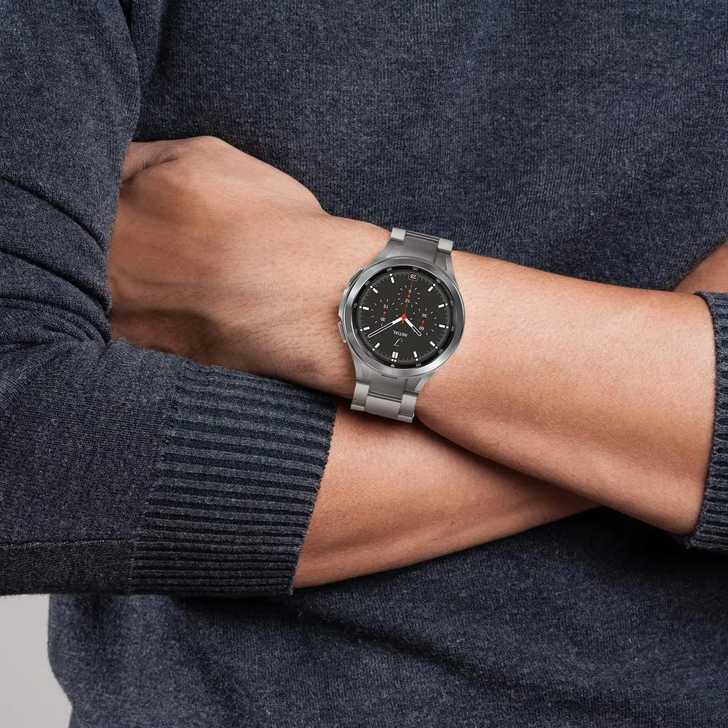 Металлический ремешок для Samsung Galaxy Watch 6 4 Classic 47мм 46мм 42мм Pro 45мм Браслет из нержавеющей стали без зазора Часы 7/6/5/4 44мм 40мм