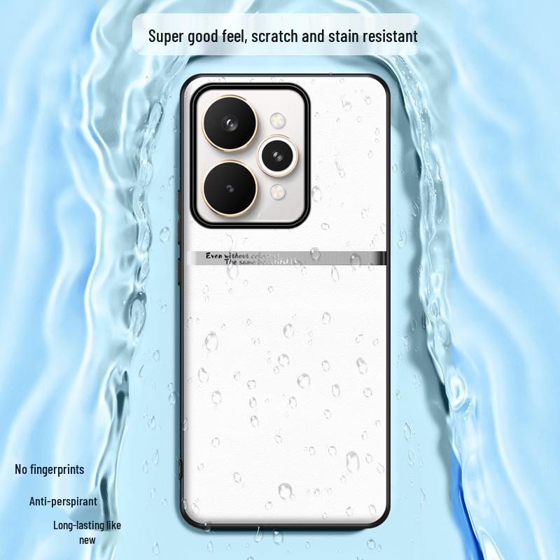 Чехол для телефона Realme 15 Pro H из жидкой кожи - Прочный, Минималистичный, Высококлассный бизнес-дизайн