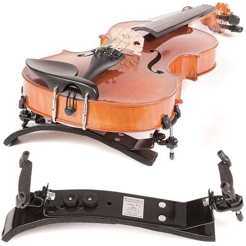 Bon Musica Violin Shoulder Rest, Made In Germany, Flexible, Adjustable (8 Points of Movement) for a Comfortable Fit