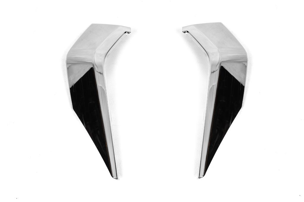 Реснички на фары (2 шт, для рефлекторной) для Toyota Land Cruiser Prado 150