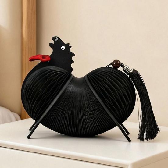 Фигурка лошади на китайский Новый год, выдвижная сотовая, зодиакальная лошадь, украшение, 3D складная бумажная лошадь, настольное украшение для Праздника весны, домашний декор