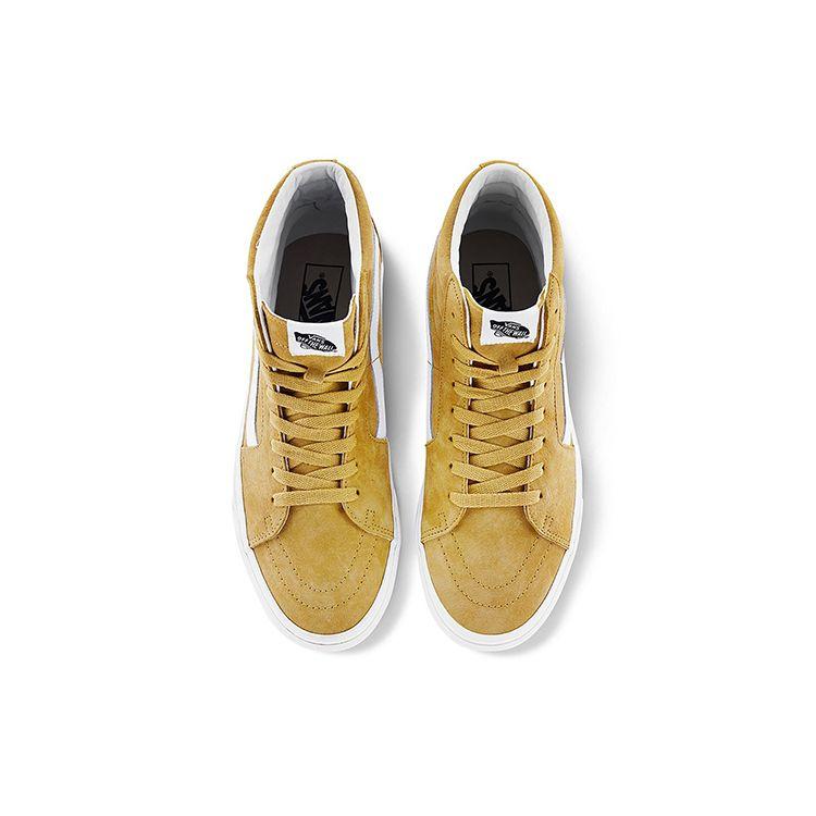 Vans Высокие кеды для скейтбординга Унисекс Кроссовки Коричневый Желтый VN0A4BV618Z