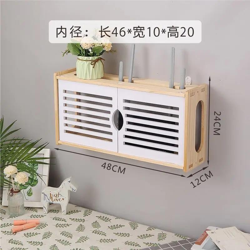 Бесплатное крепление WiFi-роутера, коробка для хранения, полка на стену из массива дерева, защита от кошек, полка для ТВ-приставки, домашнее использование