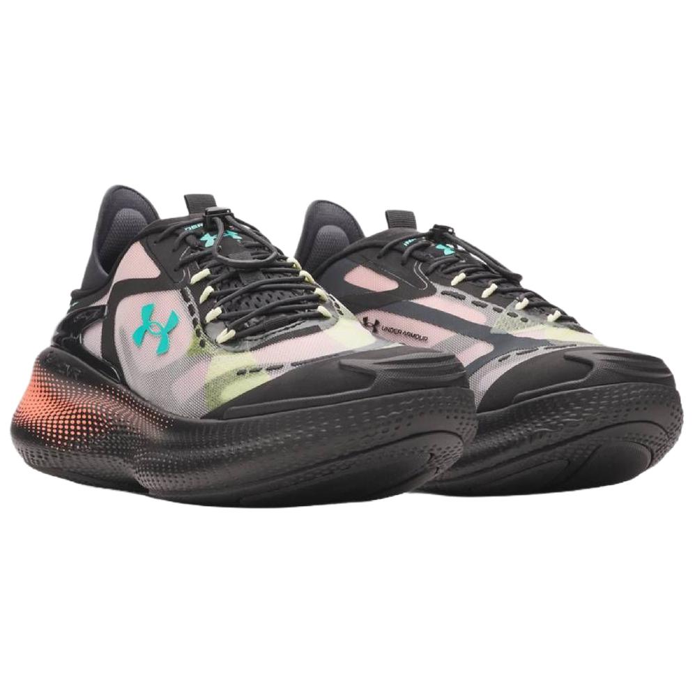 Under Armour Echo Скорость Отскока Удобные Дышащие Отскок Беговые Кроссовки Унисекс Кроссовки Черный Розовый 6006061-824