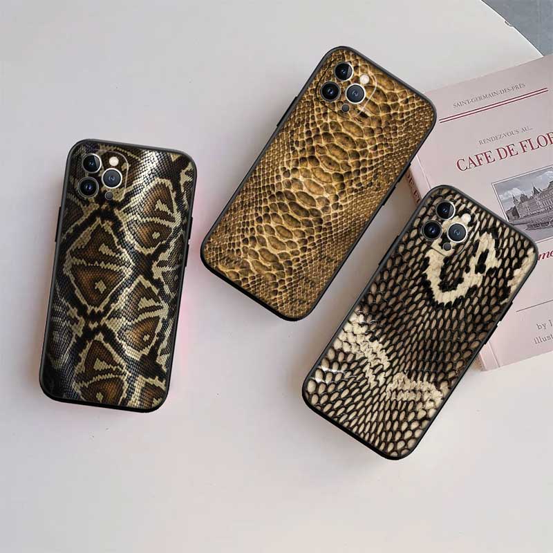 UP46 Snake Skin DIY Drawing New High-End Shell Phone Case for Xiaomi Poco F8 M4 M5 M6 M7 X3 X6 X7 Pro GT NFC Ultra