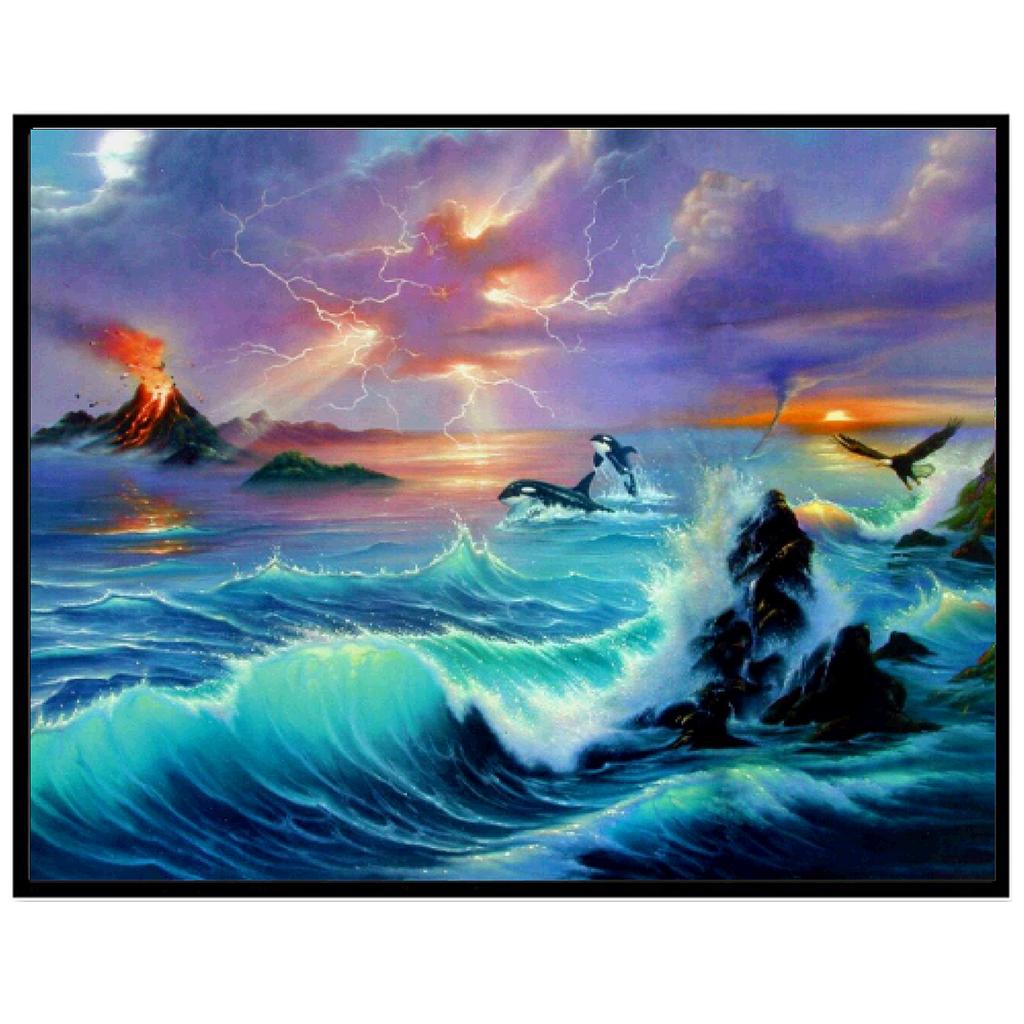 Алмазная картина «сделай сам», новый 5D пейзаж, лесная лошадь, алмазная мозаика, садовый набор для вышивки крестом, украшение дома, подарок ручной работы