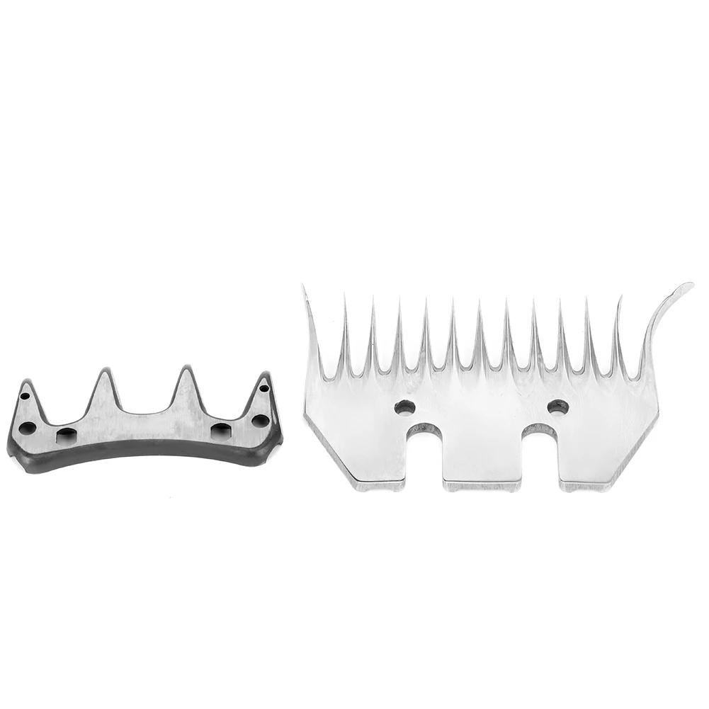 Лезвие для стрижки овец Лезвие для машинки для стрижки овец из нержавеющей стали Высокая твердость Режущий стригущий нож Замена Лезвие из нержавеющей стали