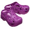 Crocs Клоги в клетку Простые и удобные обувь с отверстиями Женские Фиолетовые