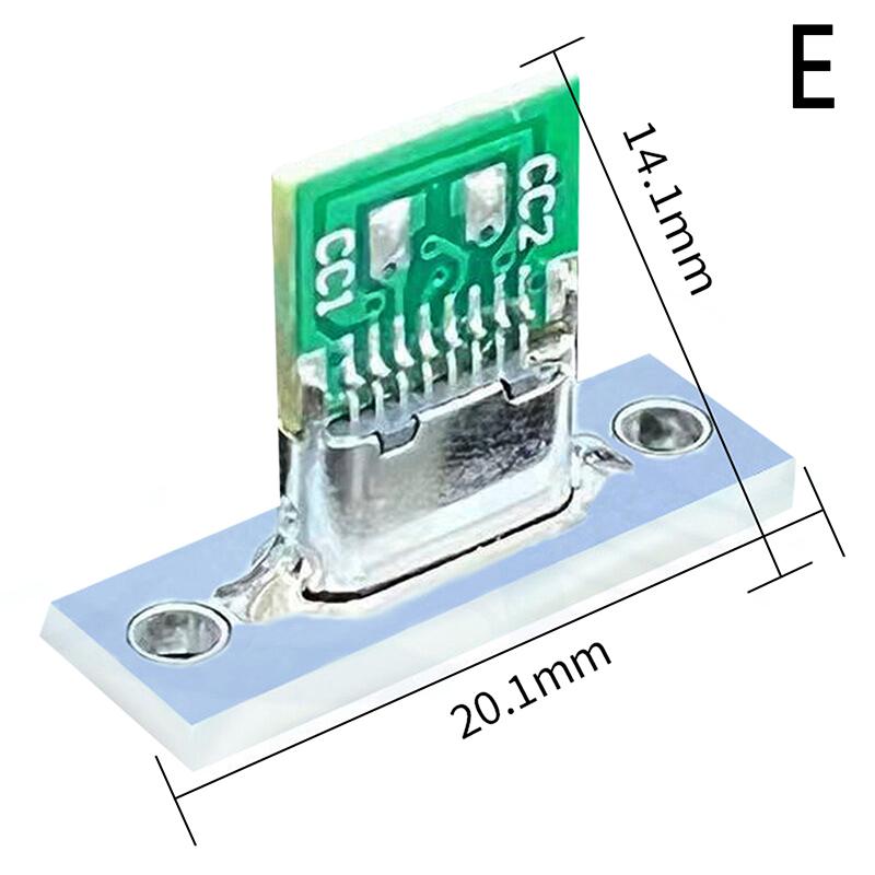 Гнездо USB 3.1 Type C с винтовой фиксирующей пластиной Гнездо USB Type-C 3.1 Type-C 2Pin 4Pin 5Pin 6Pin Гнездо разъема